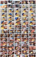 CAWB-027 storyboard thumbnail I want to pour beer... The fate of an impossibly cute beer vendor is usually to be singled out by a nasty customer, toyed with, and ultimately corrupted. — Satomi Shiratsuki
